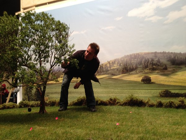 TV Commercial set