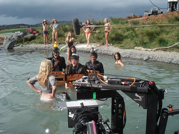 TUI Beer Commercial film set