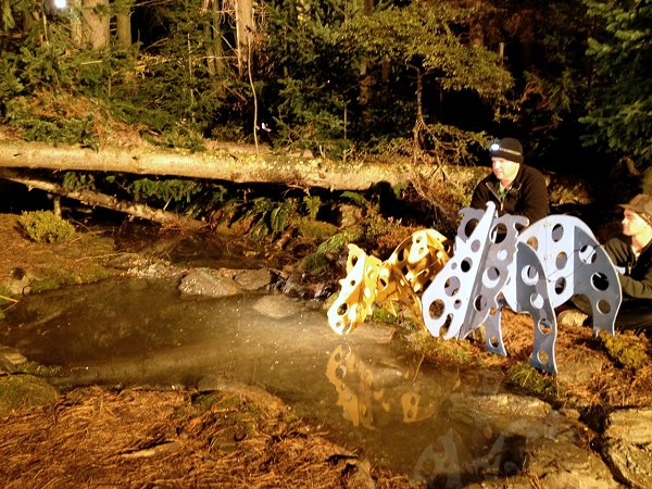 Walking with Dinosaurs 3D creating a film set