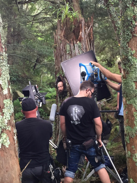 Roger Allen creating a TV Commercial